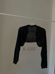 Black Long Sleeves Bolero SHRUG