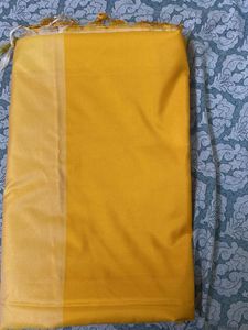 New Elegant Yellow &amp; Green Saree