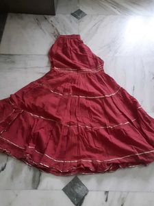 Maroon Flared Palazzos/sharara