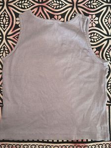 Purple Tank Top with Spade Detail