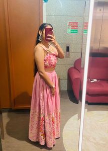 Pink Lehenga Choli Set