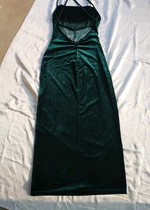 Brand New (Urbanic) Green Velvet Dress