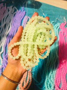 Green Round Jade Beads