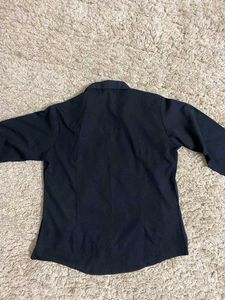 Elegant Black Button-Down Shirt