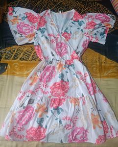 Floral Print Mini Dress
