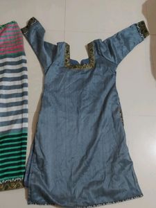 It&#39;s  A Ready-made Stiched Beautiful Cotton Silk Suit For Plus Size