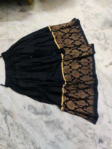 Akkriti long black skirt ethnic