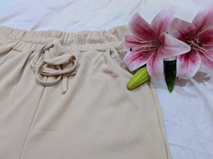 Beige Cargo Pants