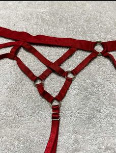 Victoria’s Secret Red Strappy Garter Belt
