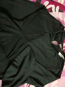 y2k black neck band top