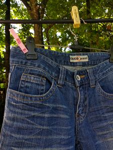 Vintage Low-waist Bootcut Jeans