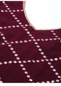 Elegant Maroon Kurta Set