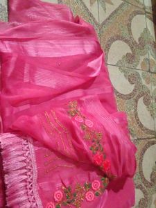 Light Pink Saree New