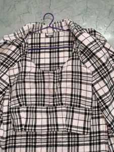 Plaid Shirt &amp; Top Set