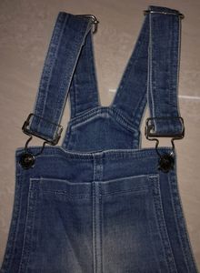 blue denim dungarees