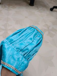 💙💠Blue Linen Cotton Saree @ 200💠💙