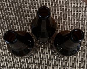 Vintage Brown Glass Bottles