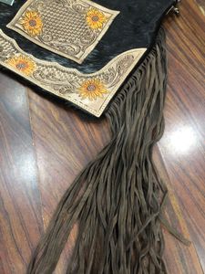 MYRA Leather Handtooled Bag S4708