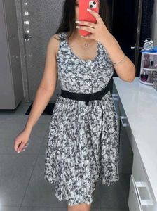 Beautiful Black And Grey Combination Dress