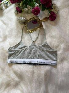 Calvin Klein Grey Sports Bra