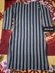 Mix cotton Black kurti &amp; plazzo set for women