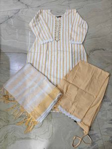 Striped Kurta Set