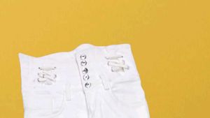 L@87 Size-28 White Skinny Jeans