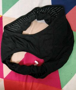 Black &amp; White Polka Dot Panties