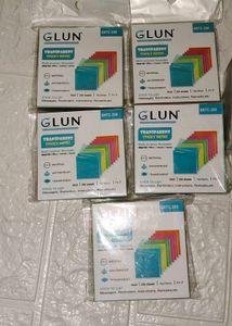 Glun Brand Sticky Notes 7 Peice