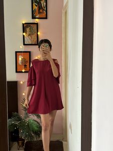 Maroon Dress Size M