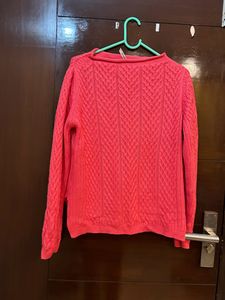 Coral Korean Sweater