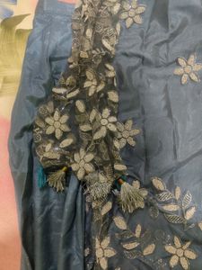 Pakistani Tassel Sleeve Heavy Embroidery Dress Set
