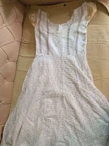 White Gown Long Gera