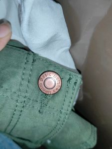 Green Straight Fit Cargos