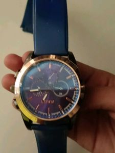 Stylish Blue Wristwatch