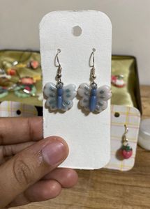 Handmade Butterfly Dangle Earrings
