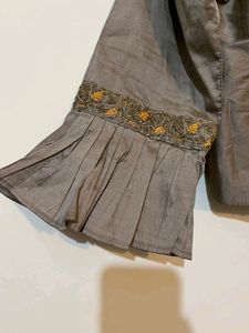 Silk blend blouse