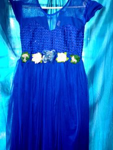 Royal Blue Flower Girl Dress