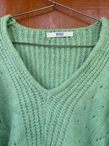V Neck Korean Pullover