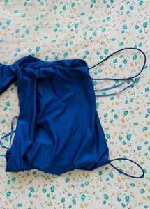 Blue Cutout Bodycon Dress