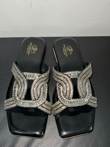 Embellish Open Toe Stylish Flats