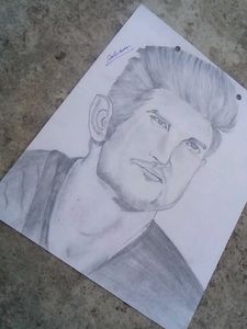 Sushant Singh Rajput Sketch Photo