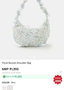 NEW WITHOUT TAG SAVANA Floral Handbag
