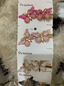 6 Pieces Butterfly Hair Clips