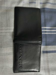 Coach Black Leather Wallet