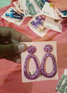 BEAUTIFUL HANDMADE RESIN EARINGS