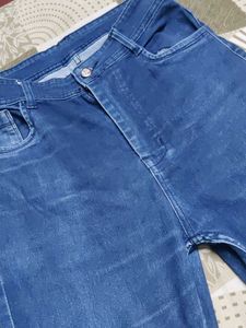Dark Blue Denim Jeans