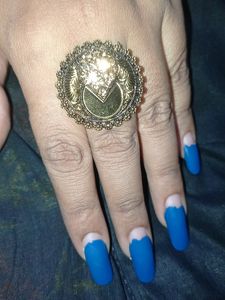 stone mirror finger ring🔥