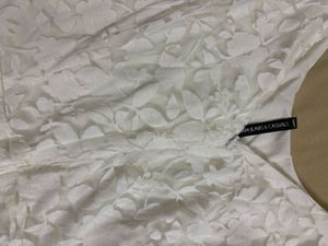 Pretty White Lace Skater Dress 👗