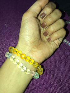 Crystal Bead Bracelet Set